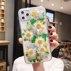 Discover the Beauty of Nature with Our Epoxy Preserved Flower Phone Case