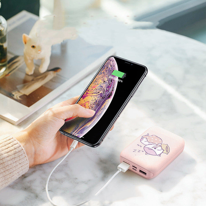 Stay Charged Anywhere with the 10000mAh Green Portable Dual USB Power Bank